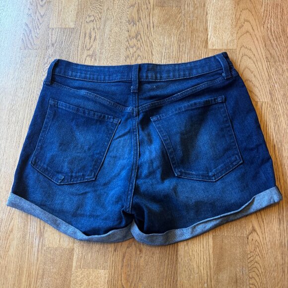 Old Navy High Rise Wow Shorts Dark Wash Size 8 - Picture 5 of 12